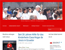 Tablet Screenshot of mission-heilig-kreuz.de